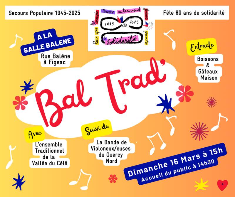 Bal Trad' pour les 80 ans du Secours Populaire