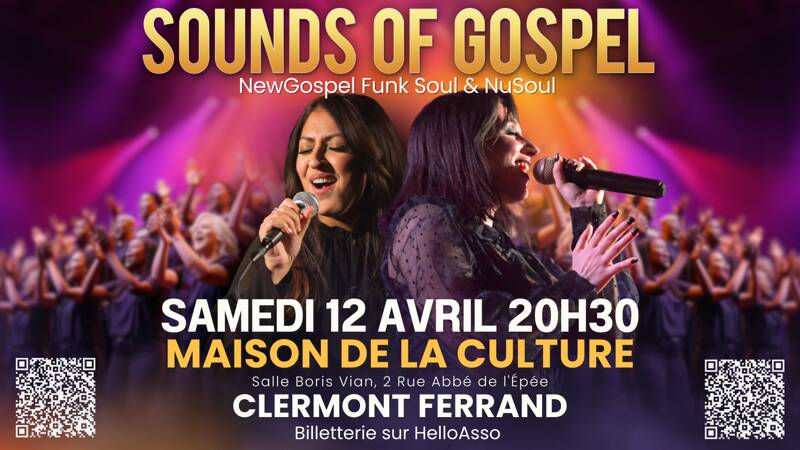 Concert Sounds of Gospel - Maison de la Culture