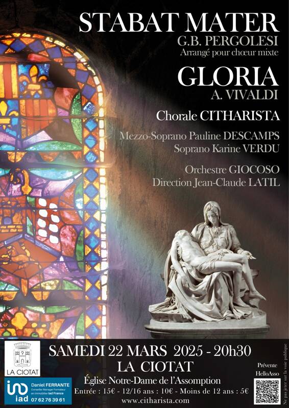 Concert des 50 ans Chorale CITHARISTA La Ciotat