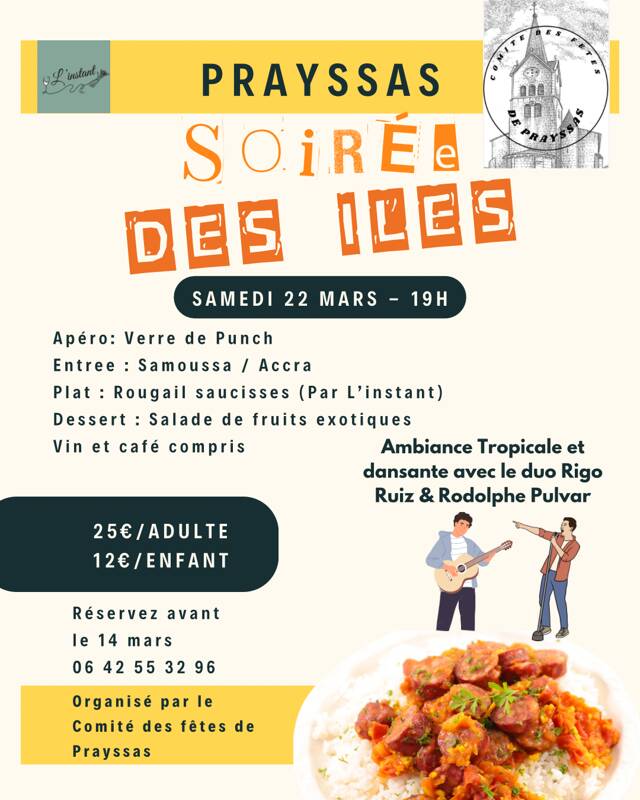 Soirée des îles