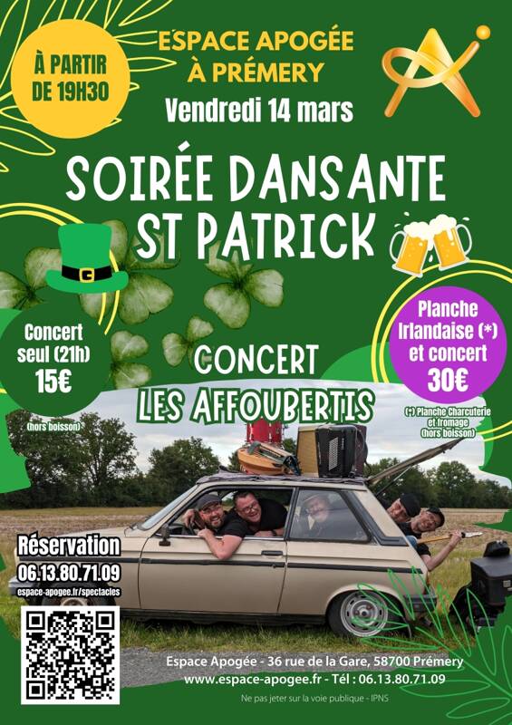 L'Espace Apogée passe en mode Saint Patrick