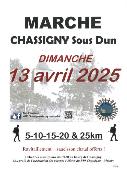 Marche Chassigny sous dun