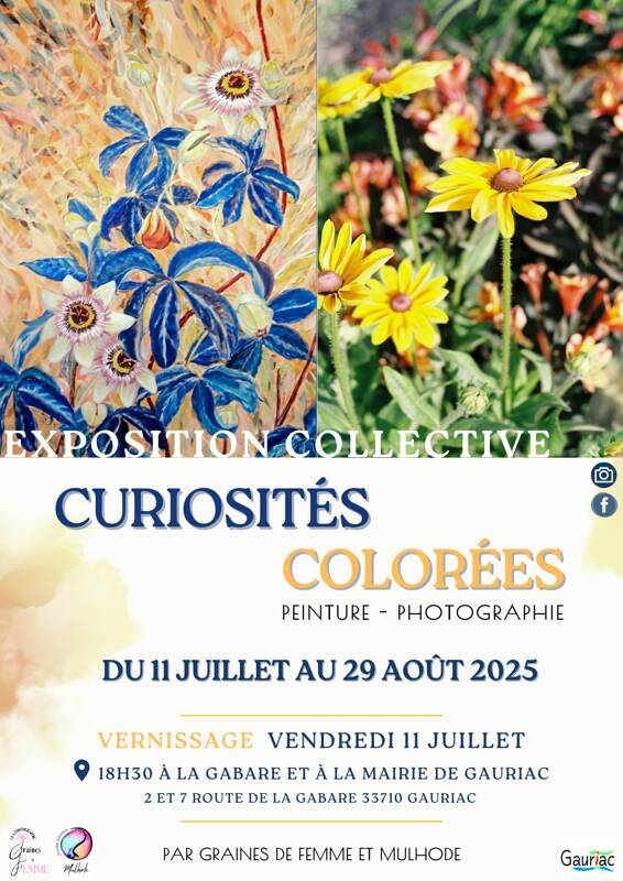 Curiosités colorées, exposition collective