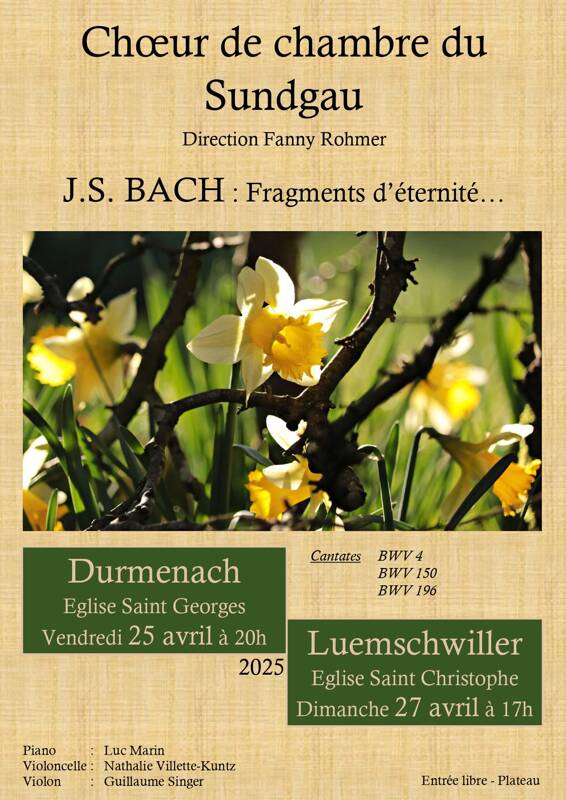 J.S. BACH : Fragments d’éternité…