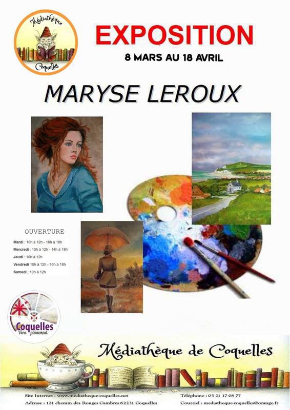 Exposition peintures Maryse Leroux