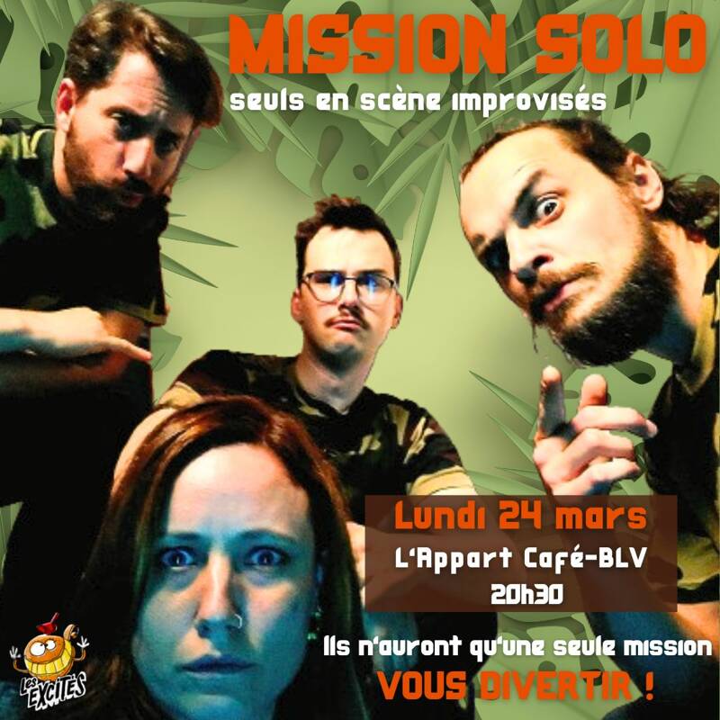 Mission Solo - Seuls en scènes improvisés