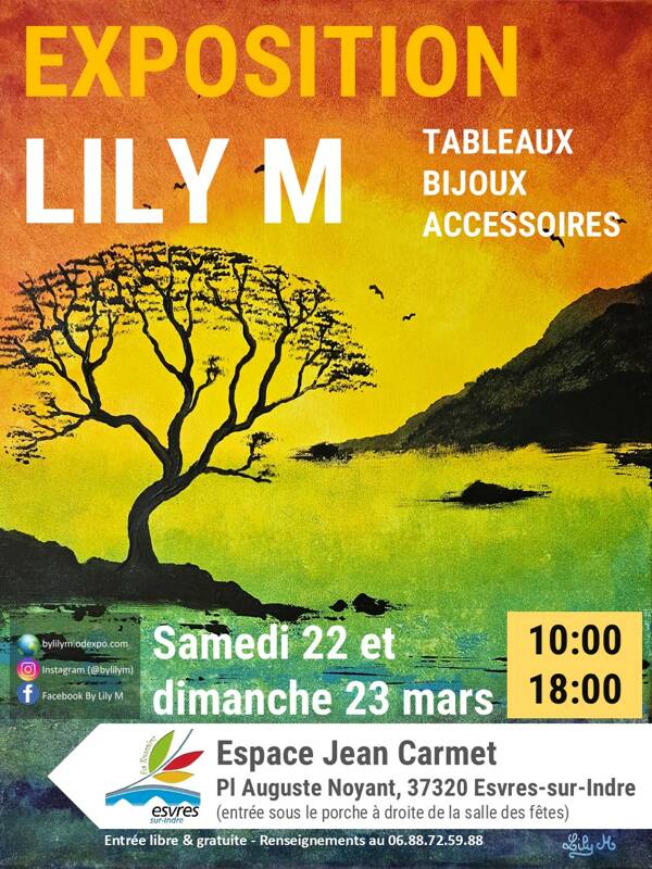 Exposition de tableaux, bijoux et accessoires