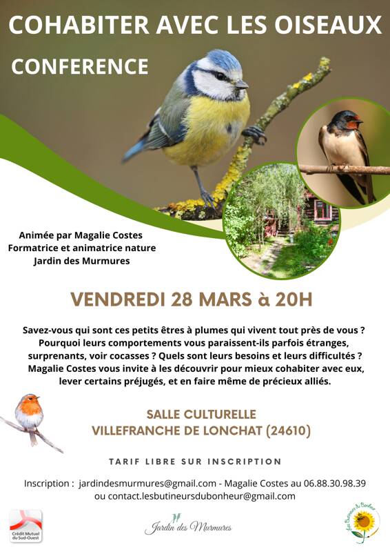 conférence Cohabiter avec les oiseaux