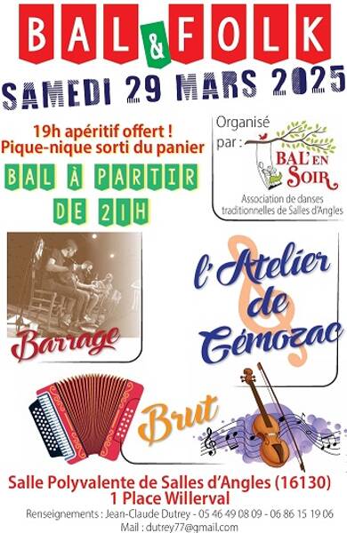 Bal annuel de Salles d'Angles folk et danse traditionnelles
