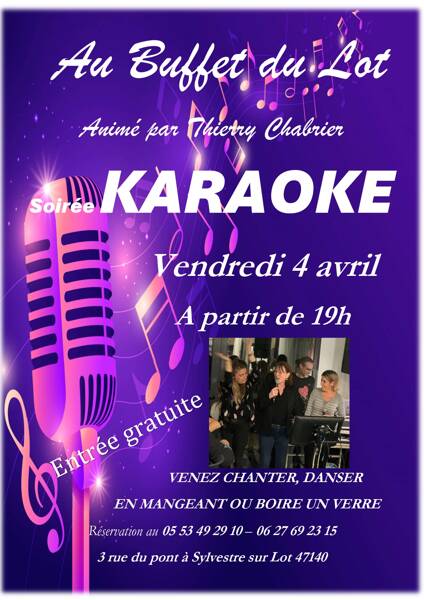 soirée KARAOKE