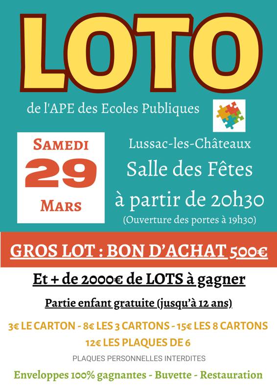 Loto de l'APE