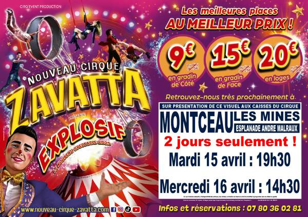 Nouveau Cirque Zavatta à Montceau les Mines 2025