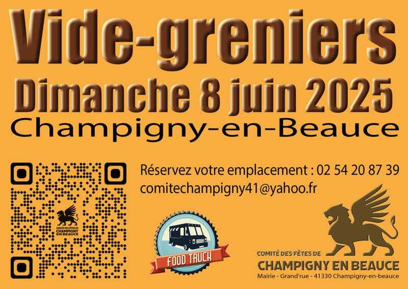 brocante/vide-grenier le 8 juin 2025