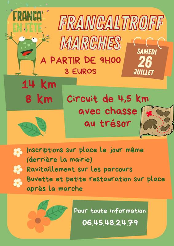 marche avec chasse au trésor