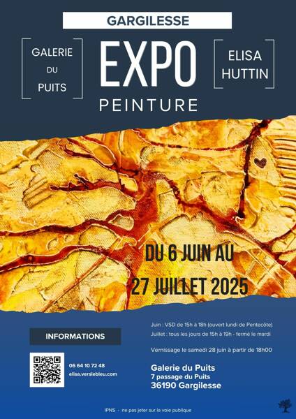 Elisa Huttin expose à Gargilesse