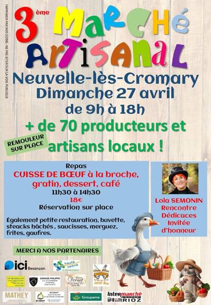 Marché artisanal et des producteurs locaux