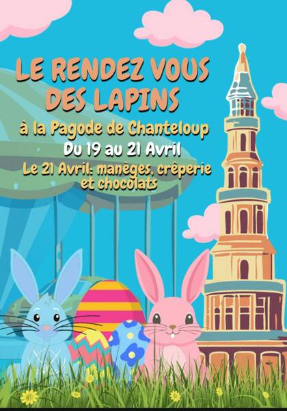 Le rendez-vous des lapins à la Pagode de Chanteloup