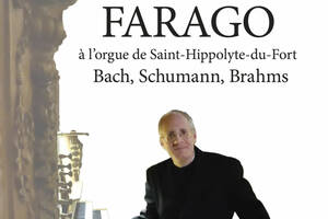 Pierre Farago à l’orgue de Saint-Hippolyte-du-Fort