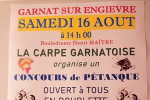 CONCOURS DE PETANQUE en DOUBLETTE