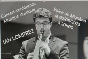 Musique à Mignères. Ian Lomprez