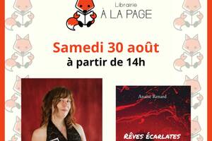 Dédicace d'Anaïse Renard à Vichy samedi 30 août 2025