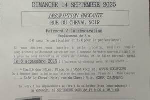Brocante de Zouafques Dimanche 14 septembre 2025