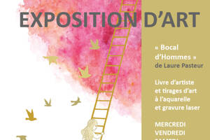 Exposition d'art aquarelle et gravure laser