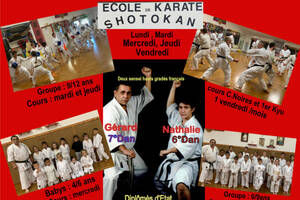 photo reprise des cours à l'école de karaté shotokan de Fourques