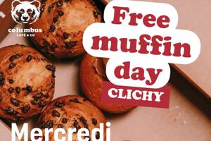 photo Columbus Café organise un nouveau Free Muffin Day à Clichy