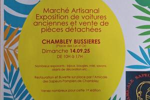 Marché artisanal- exposition voitures anciennes