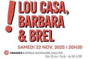 photo LOU CASA, Barbara & Brel