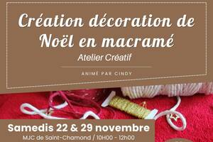 Création de Noël en macramé