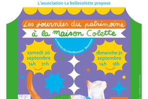 Les journées du Patrimoine à la Maison Colette les 20 & 21 septembre à partir de 14h