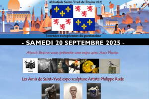 Une exposition photos. Une exposition Sculptures de l'artiste Phillipe Rude