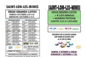 DEUX GRANDS LOTOS BINGOS AVEC FETICHE