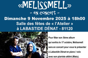 Melissmell en concert intimiste