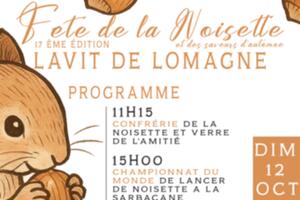 Fête de la Noisette et des saveurs d'Automne à Lavit