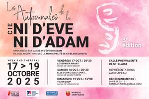 Les Automnales de la Cie Ni d'Eve ni d'Adam - weekend théâtral - 3e édition