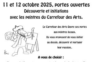 Journées portes ouvertes avec les peintres du Carrefour
