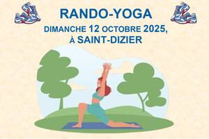 RANDO-YOGA Dimanche 12 octobre 2025, à Saint-Dizier