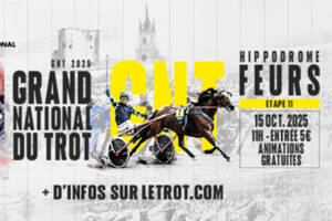 L'hippodrome de Feurs en fête pour la 11e étape du Grand National du Trot