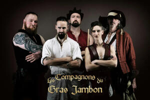 photo Florian & Les Compagnons du Gras Jambon en concert pour le Folk Club de Cahors avec Musique médiévale