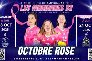 Volley x Octobre Rose avec les Mariannes 92