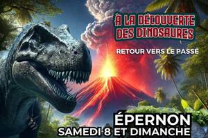 Exposition dinosaures à Épernon