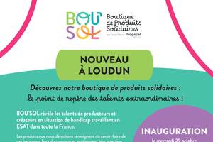 Ouverture de Bou'Sol, votre boutique de produits solidaires