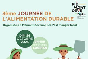 3ème Journée de l'alimentation durable à Logrian - Dimanche 26 octobre 2025
