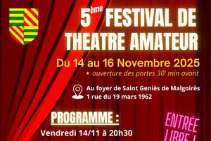 5eme Festival du théâtre amateur de St Géniès de Malgoirès
