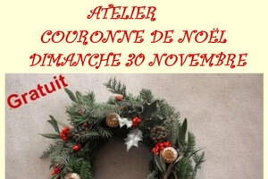 photo ATELIER COURONNE DE NOËL