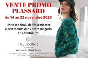 photo Vente Promo Fils à tricoter Laines PLASSARD
