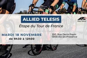 photo Matinée Partenaires ALLIED TELESIS – Étape du Tour de France